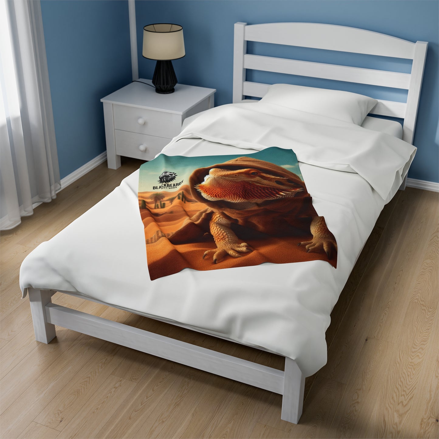 "Desert Oasis" Velveteen Plush Blanket