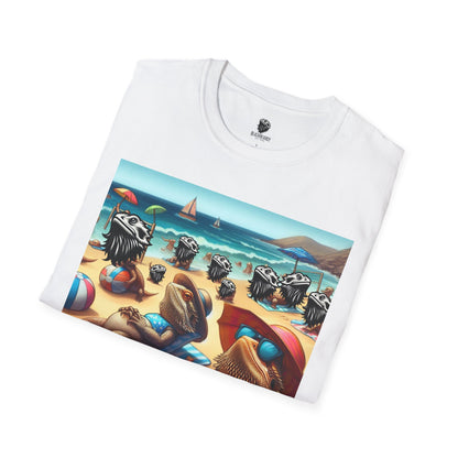 "Beach Beardy" Unisex Softstyle T-Shirt