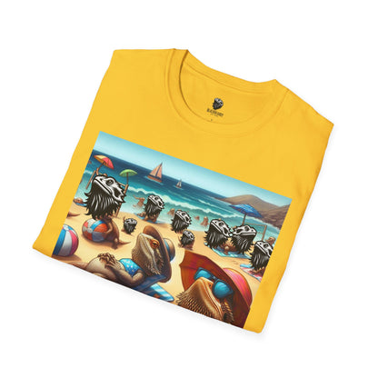 "Beach Beardy" Unisex Softstyle T-Shirt