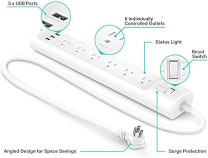 Plug Power Strip Control Your Lights From Anywhere WIth Your Phone