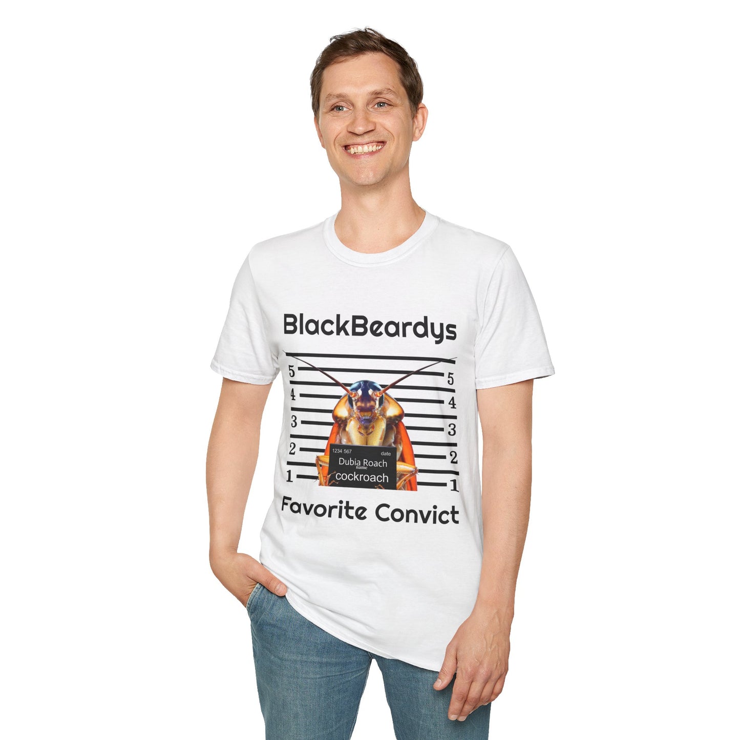 "Cockroach Convict" Unisex Softstyle T-Shirt