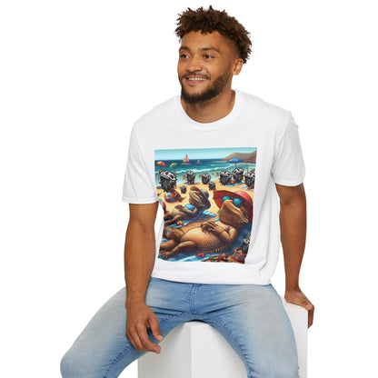 "Beach Beardy" Unisex Softstyle T-Shirt