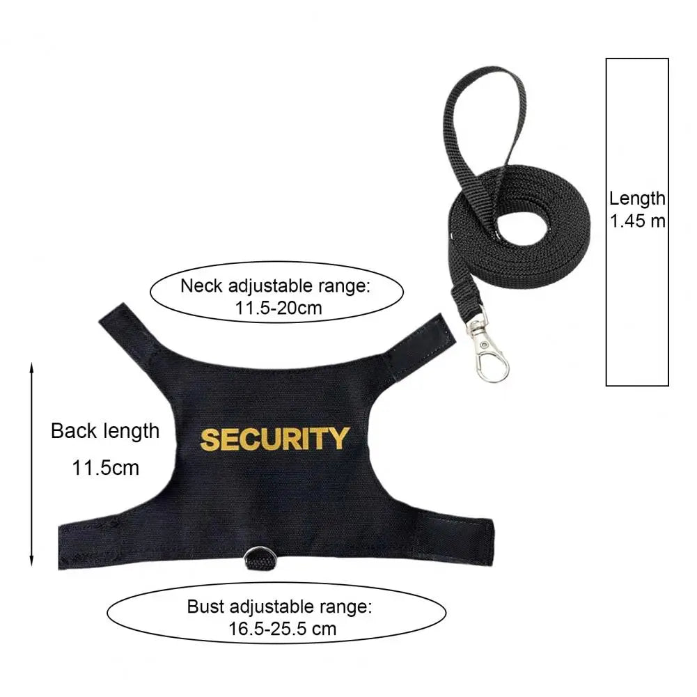 Security Vest & Leash