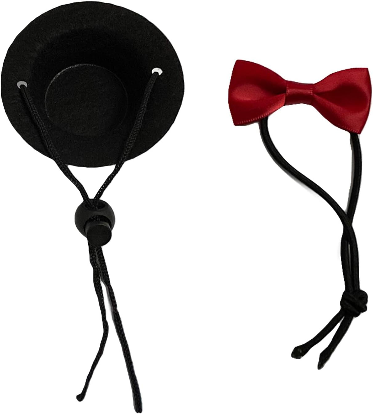 2PCS Valentine Day Blackhat & Bowtie set